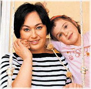 С дочерью Ольгой, 2006 год